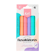 Load image into Gallery viewer, Set of 6 Colored Highlighters
