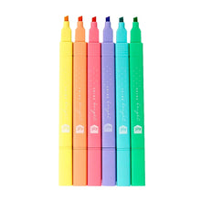 Load image into Gallery viewer, Set of 6 Colored Highlighters
