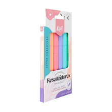 Load image into Gallery viewer, Set of 6 Colored Highlighters
