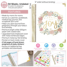 Load image into Gallery viewer, Pregnancy &amp; Baby&#39;s First Year Planner &amp; Calendar
