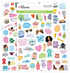 Planner Stickers, Female Empowerment Pack