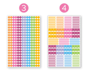 Color Coding Planner Sticker Sheets