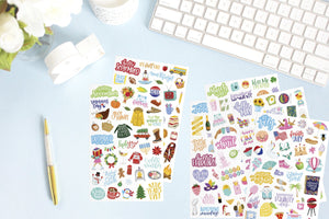 Planner Stickers, Holiday