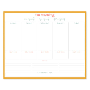 I'm Working On Myself Notepad