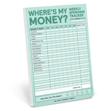 Load image into Gallery viewer, Weekly Money Tracker Pad
