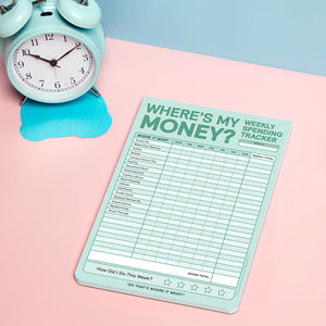 Weekly Money Tracker Pad