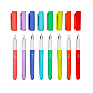 Color Write Fountain Pens - Set of 8