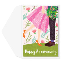 Load image into Gallery viewer, Bouquet Couple Anniversary Card

