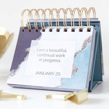 Load image into Gallery viewer, Positive Affirmations, Inspirational Perpetual Desk Easel
