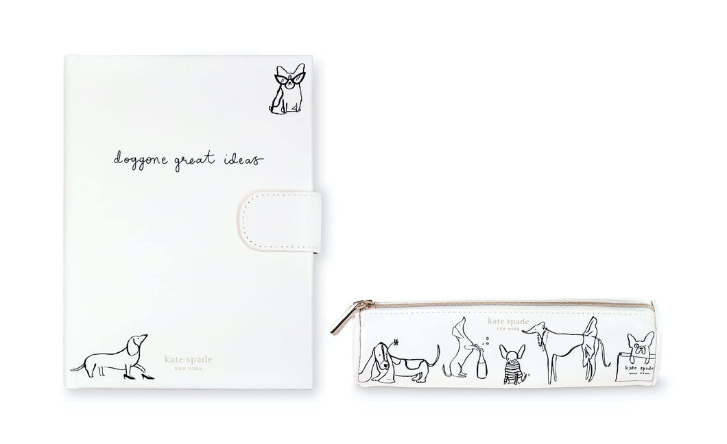 Dog Party, Journal and Pen Case Set
