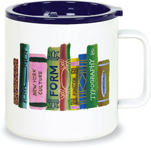 Load image into Gallery viewer, kate spade new york, Bookshelf Stainless Steel Coffee Mug
