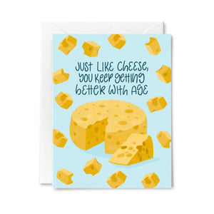 Cheese Birthday Greeting Card