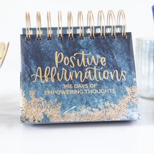 Positive Affirmations, Inspirational Perpetual Desk Easel