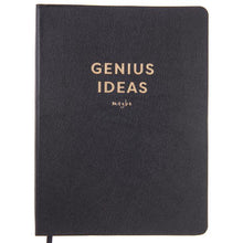 Load image into Gallery viewer, Genius Ideas, Maybe Vegan Leather Notebook
