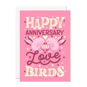 Love Bird Anniversary Card