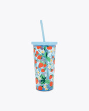 Load image into Gallery viewer, Strawberry Fields, Tumbler with Straw
