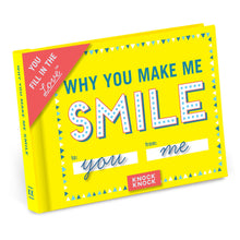 Load image into Gallery viewer, Why You Make Me Smile Fill in the Love® Book
