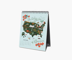2023 World Traveler Desk Calendar
