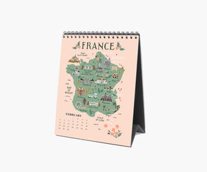 2023 World Traveler Desk Calendar