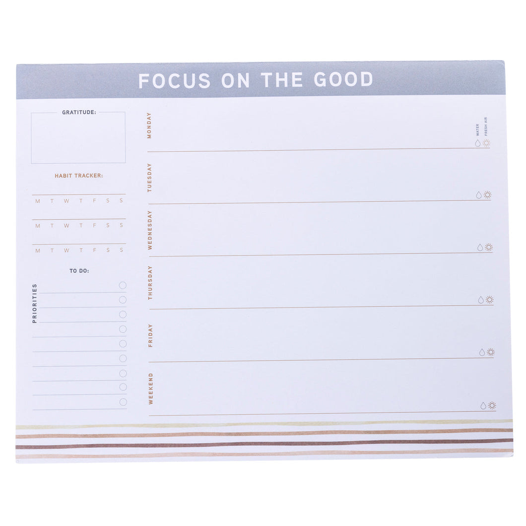 Focus On The Good Weekly Deskpad