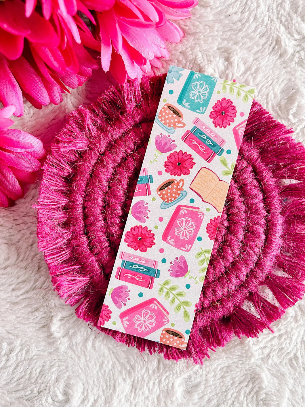Bookish Floral Bookmark