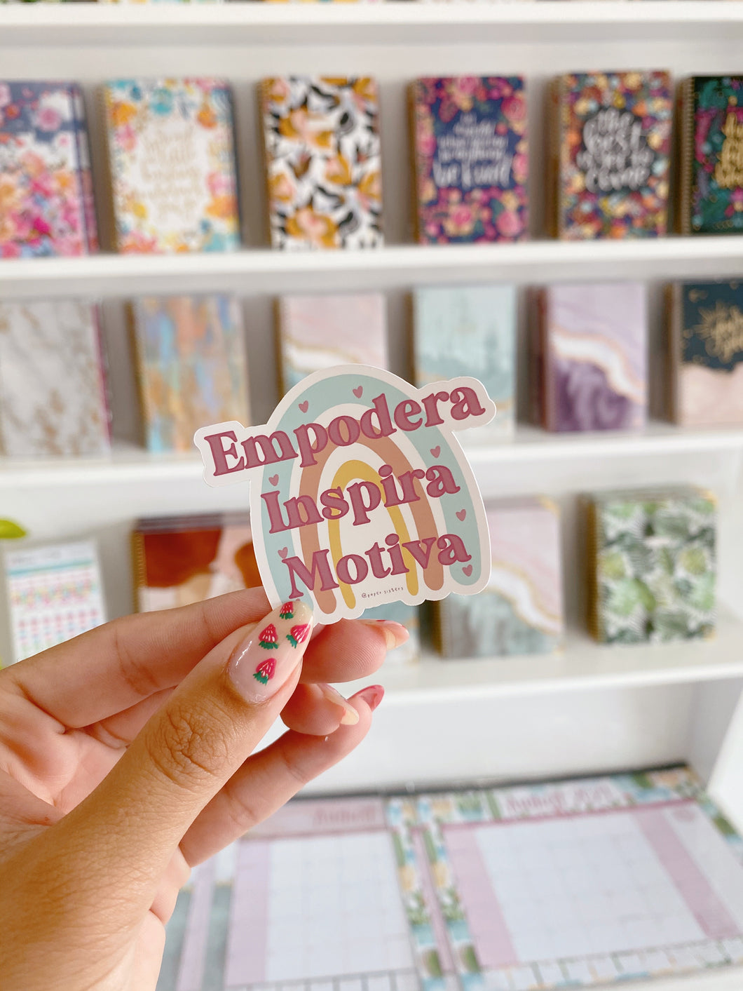 Empodera, Inspira Motiva by Paper Sisters Sticker