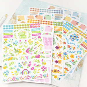 Decorative Florals Sticker Pack
