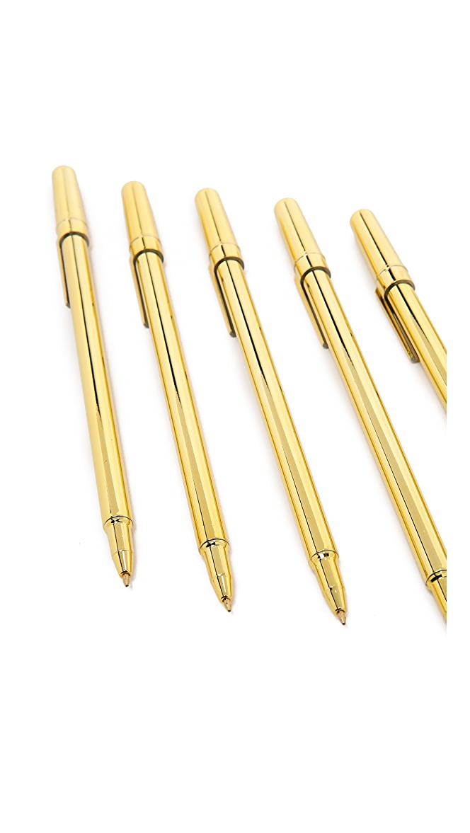 Kate Spade Pen Set, Strike Gold