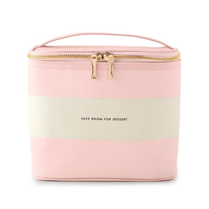 Blush Rugby Stripe, Lunch Tote